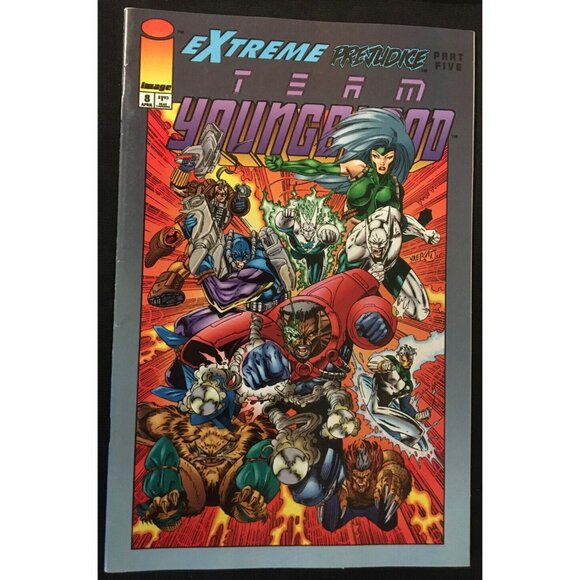 Team Youngblood Comic Books Lot of 9 Image Comics Circa 1993/1994 - Picture 10 of 11